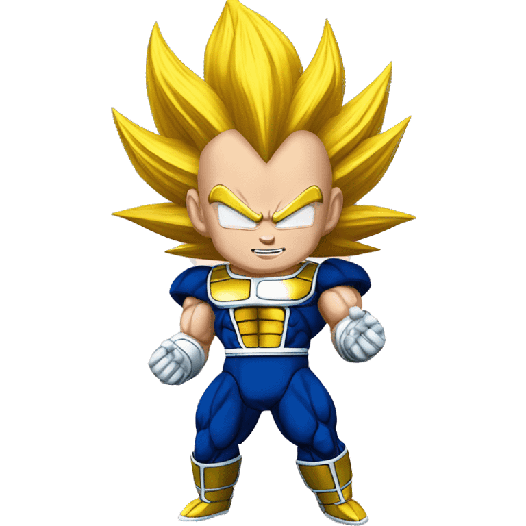 Vegeta as super saiyan 3 emoji