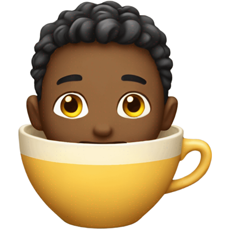 Boy in a cup emoji