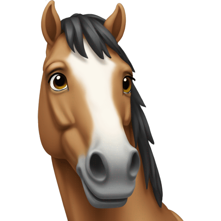 Horse pomelé emoji