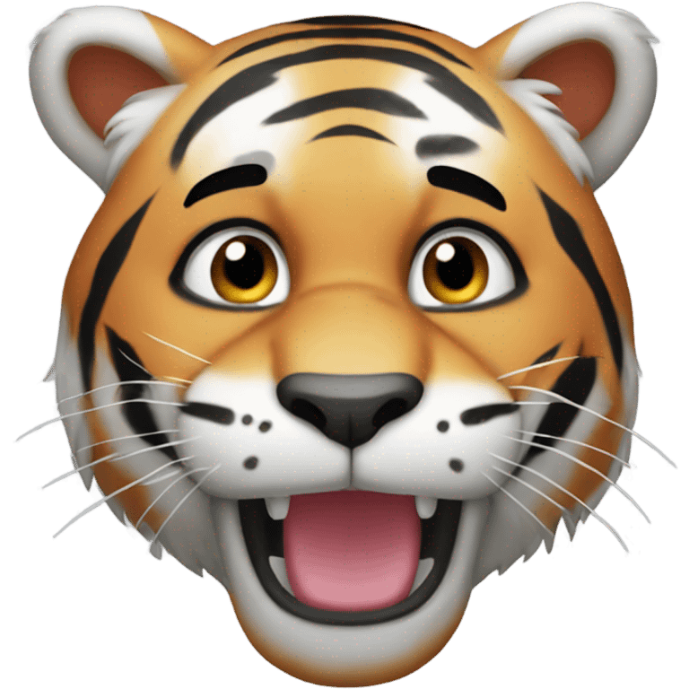 Tiger in beanie emoji