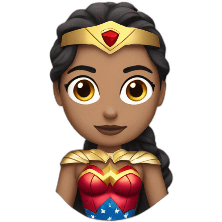 emoji with wonder women custom emoji