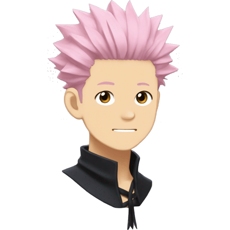 sukuna de jujutsu kaisen cabelo rosa  emoji