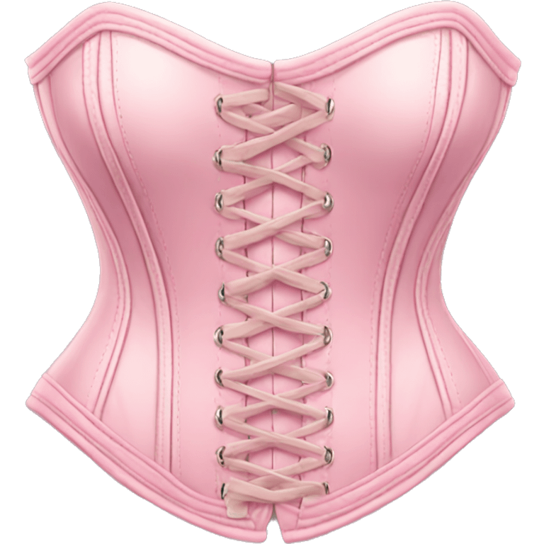 Pastel pink corset  emoji