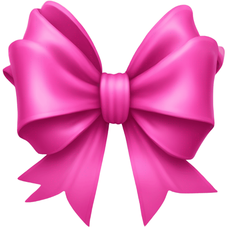 Pink bow emoji