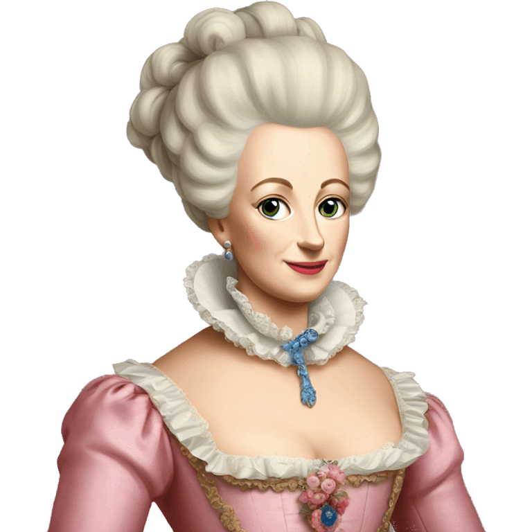 marie antoinette portrait emoji