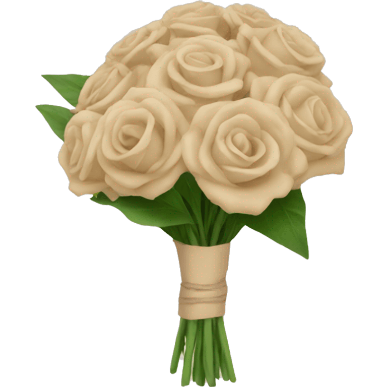 beige boquet emoji