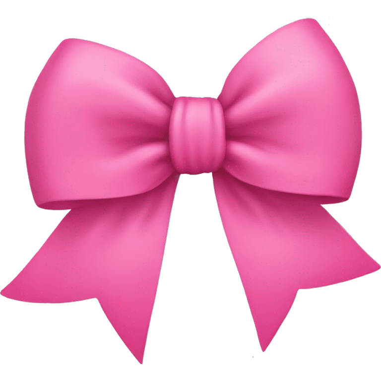 Pink bow emoji