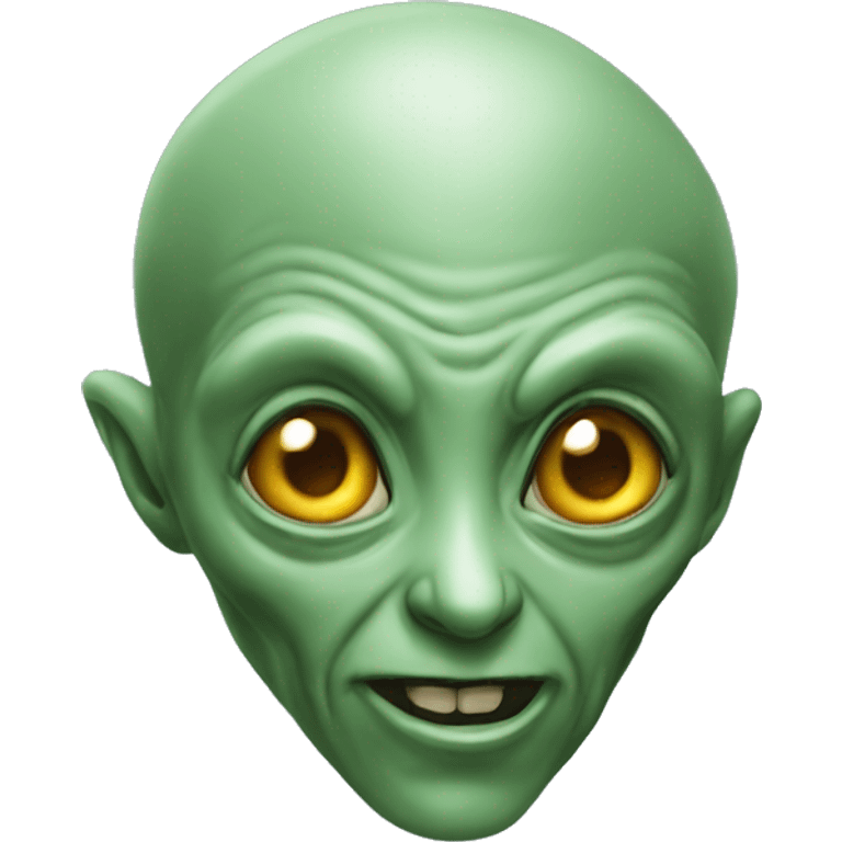 Alien i solstol emoji