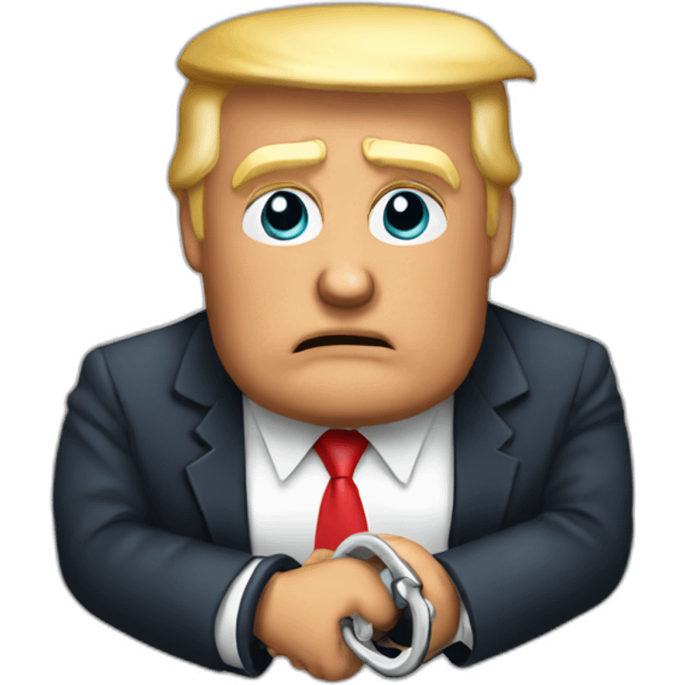 trump-in-handcuffs emoji