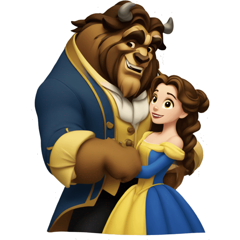 Beauty and the beast emoji