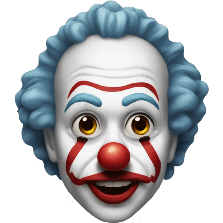 Clown from the movie Scary emoji