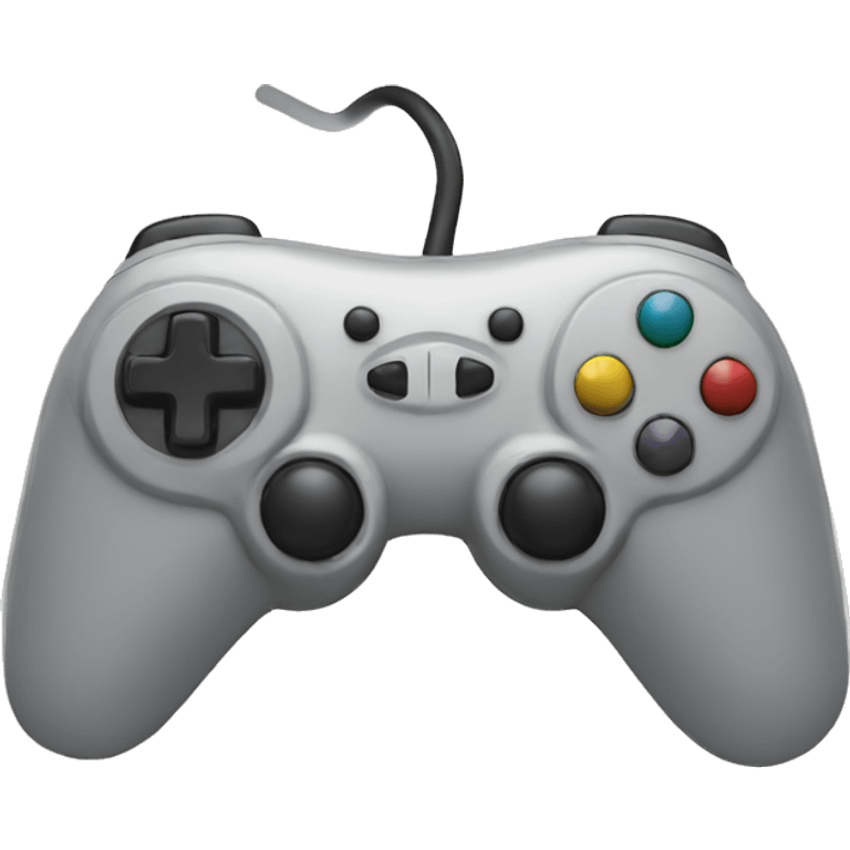 a controller thinking emoji