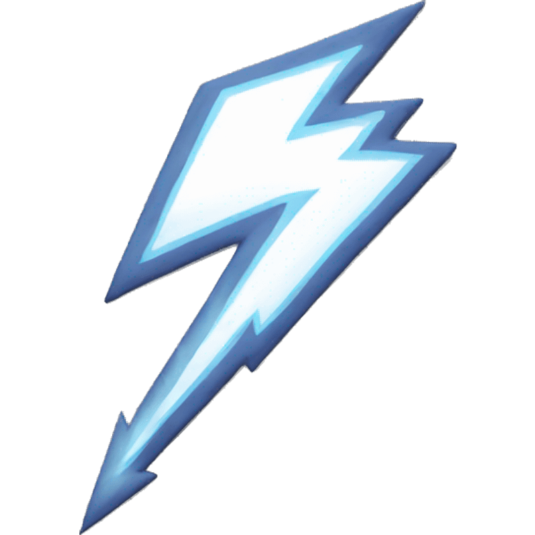 An classic emoji of a lightning whose frame is white and inside is hollow  emoji