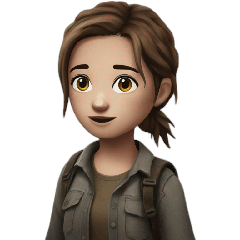 Ellie from the last of us emoji