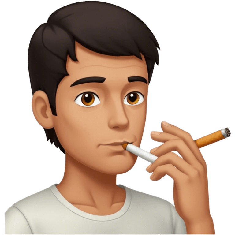 Guy smoking emoji