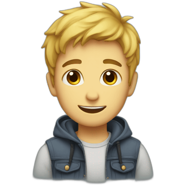 Cute boy emoji