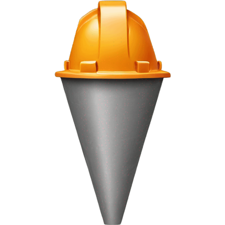 Cone de chantier emoji