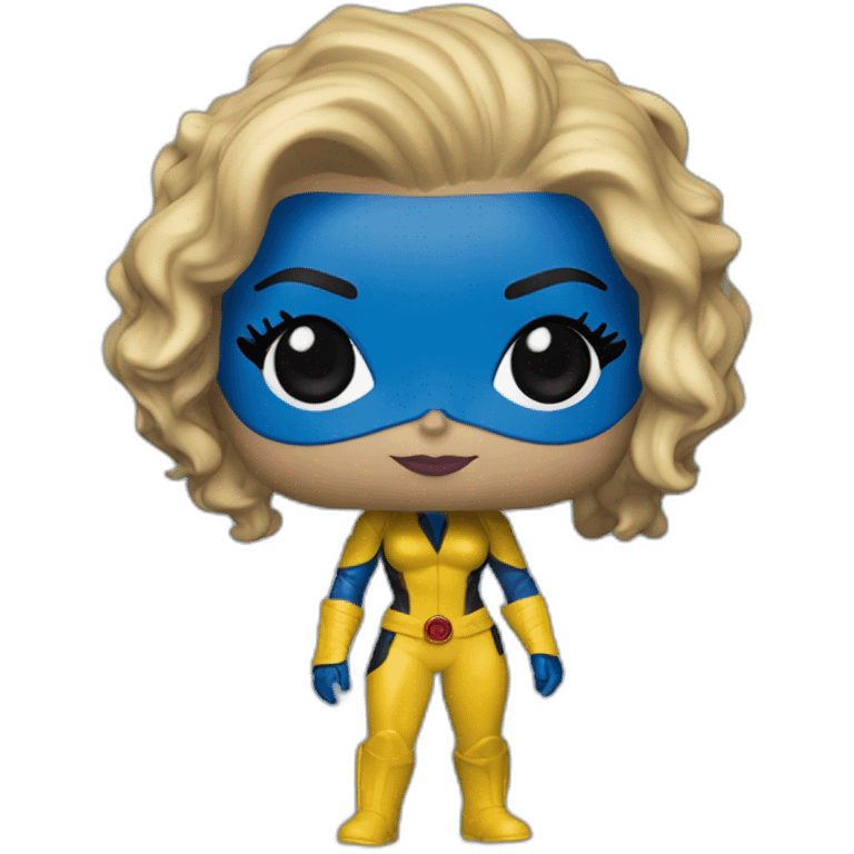 Funko pop Mystique from x-men emoji