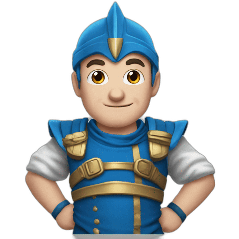 sportacus as a dwarf from dungeons and dragons emoji