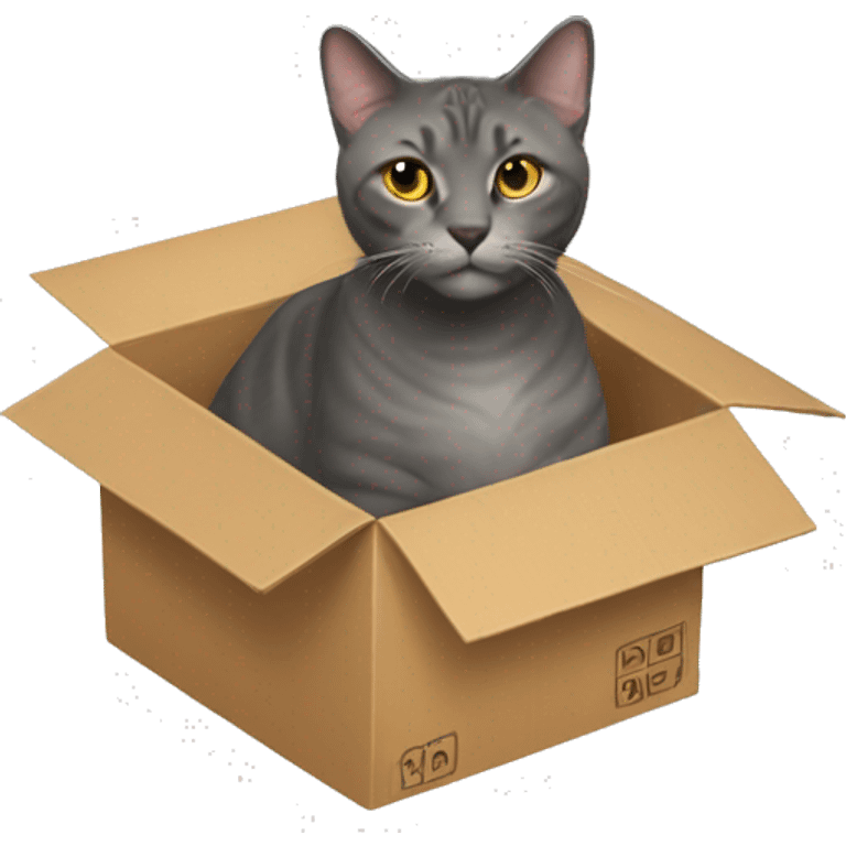 Catsnewkingin a box emoji