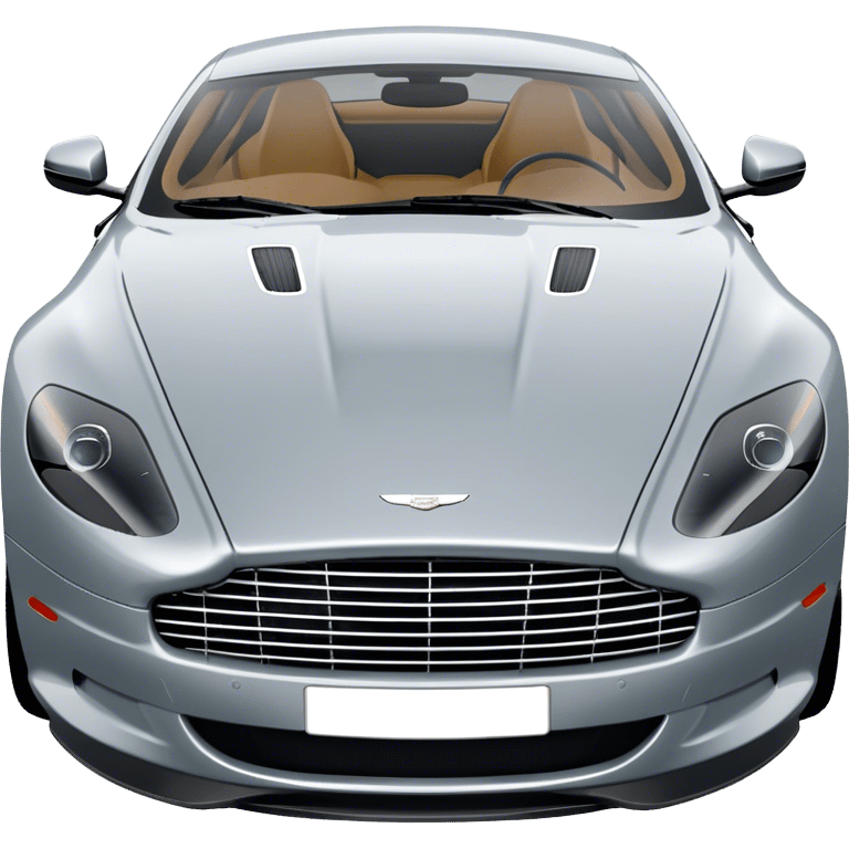 Aston Martin DB9 - Aston Martin (Model Year: 2016) (Iconic colour: Silver) emoji