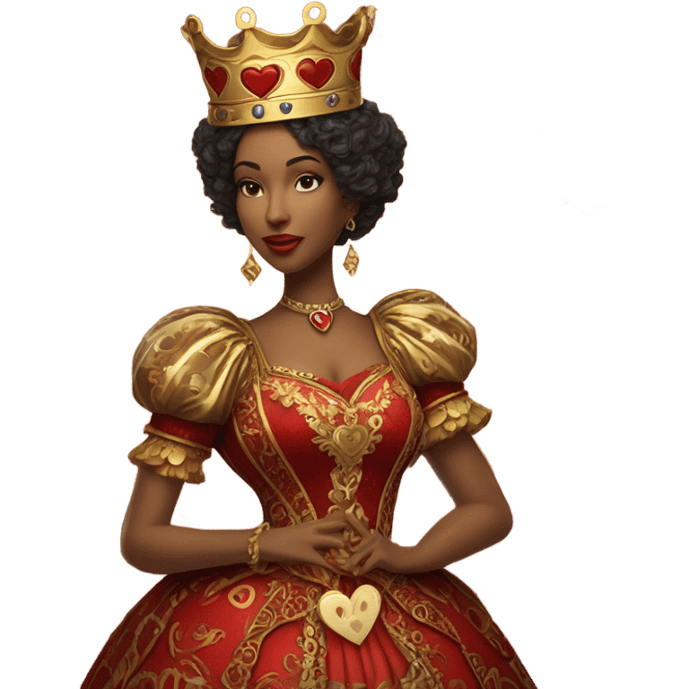 queen heart card  emoji