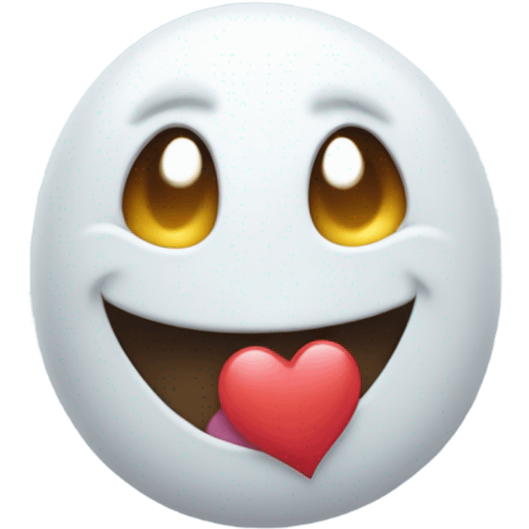 cute ghost kiss emoji emoji