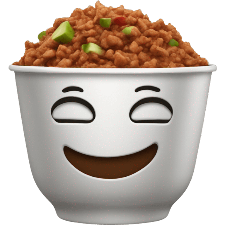 Chipotle bowl emoji