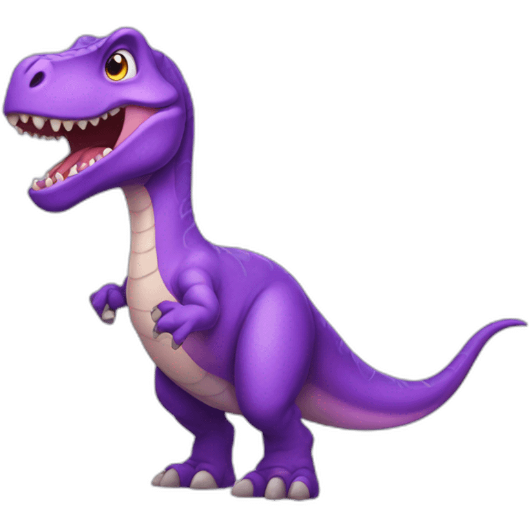 purple dinosaur emoji