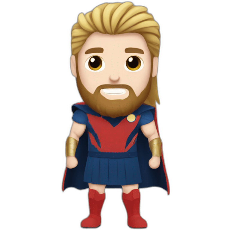 thor style messi emoji