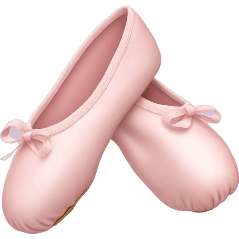 Pale pink ballet shoes emoji