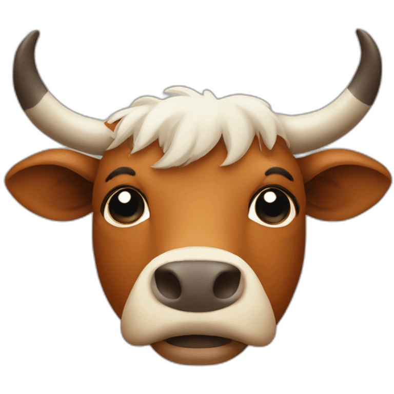 ox face logo emoji