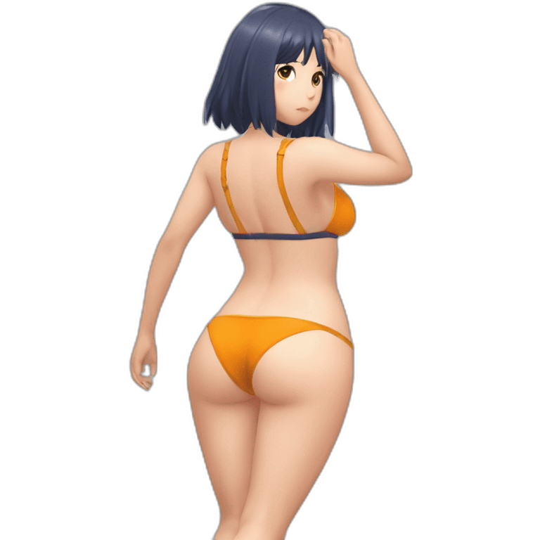 hinata hyuga full body pawg micro bikini back focus emoji