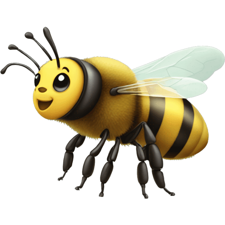 Cute bee emoji