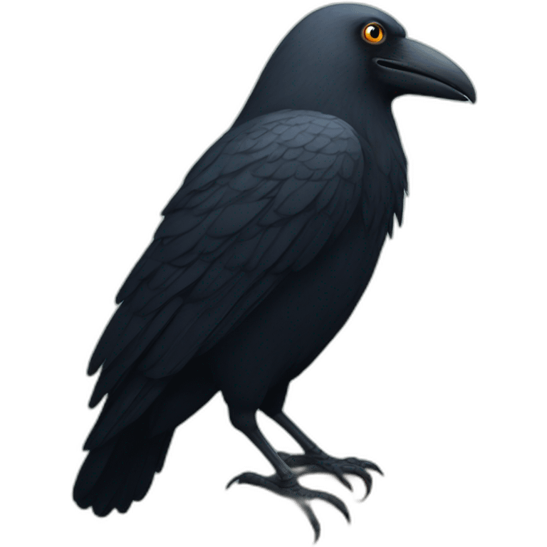 Giant crow emoji