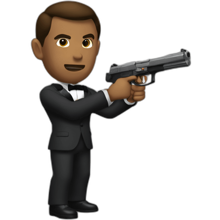 007 with a gun emoji