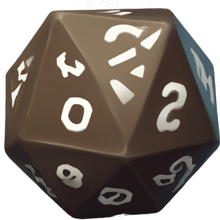 d20 die emoji