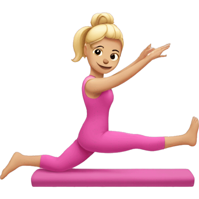 Pink Pilates emoji