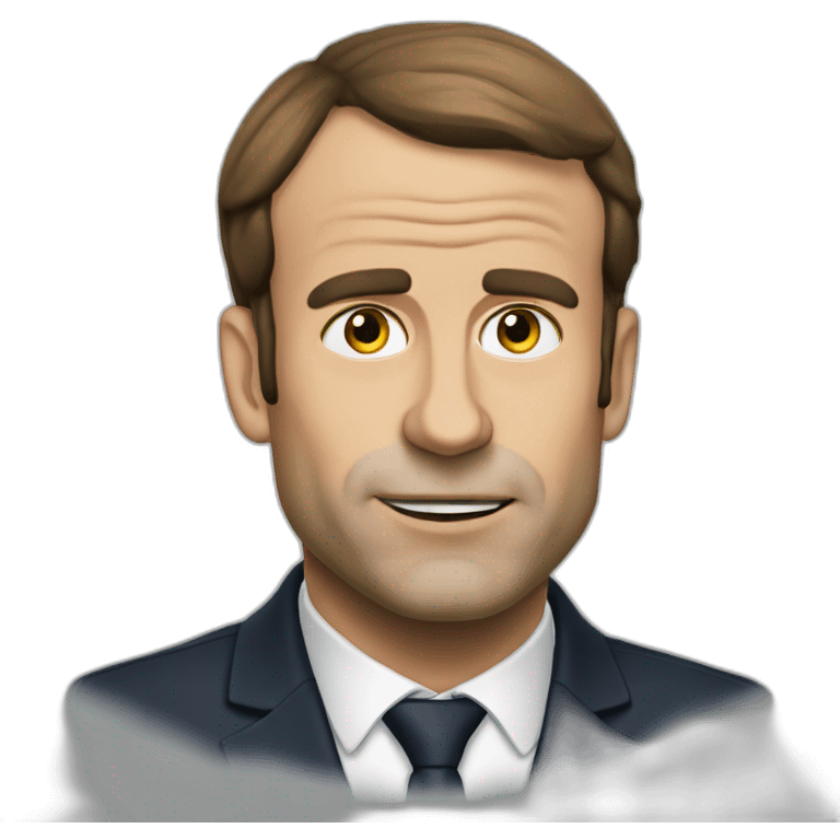 Macron qui fume emoji