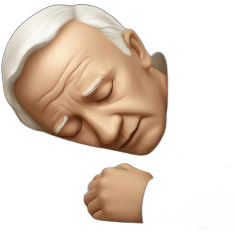 john-paul-ii-sleeping emoji