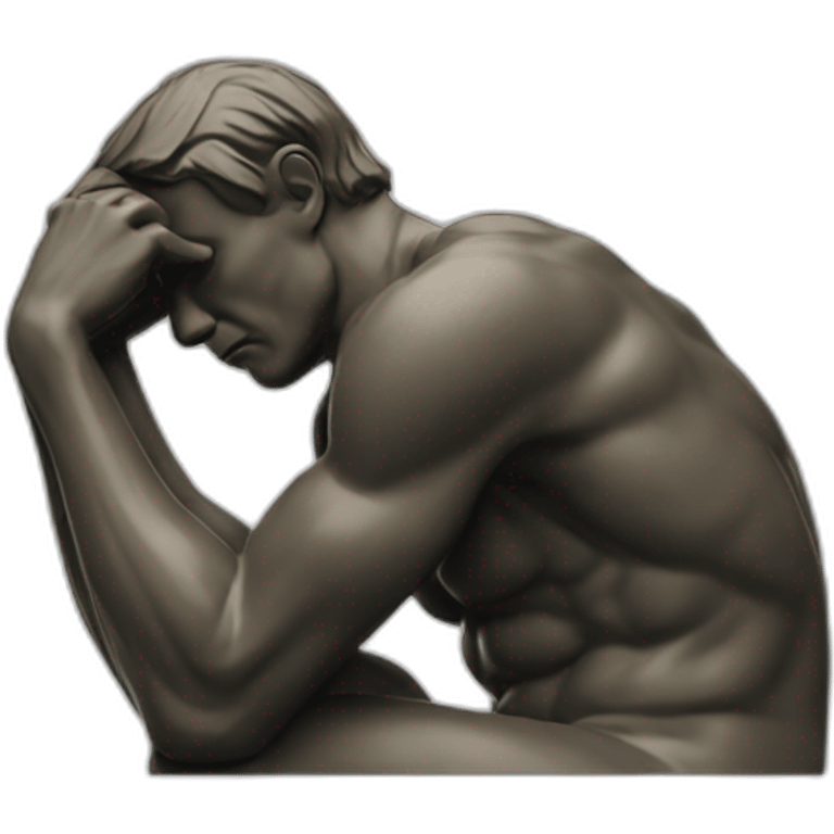 The thinker emoji