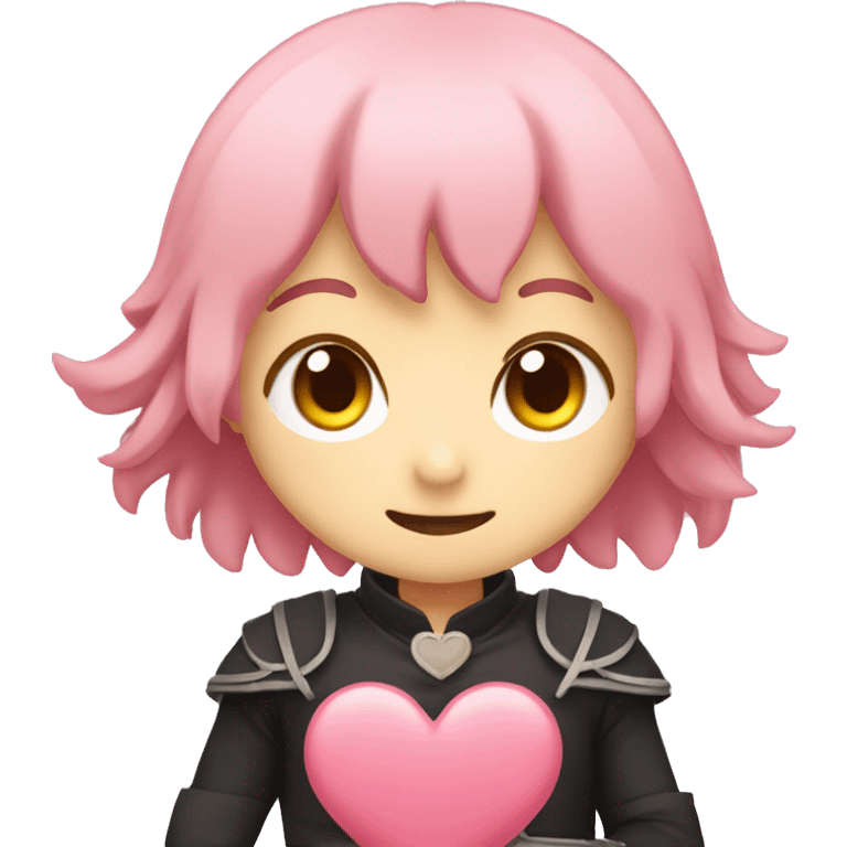 Astolfo holding heart emoji