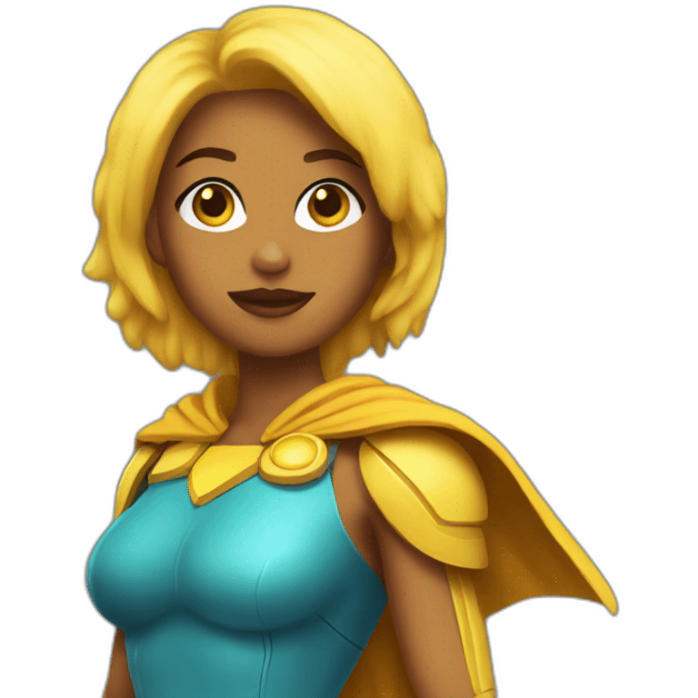 Chica superpoderosa emoji