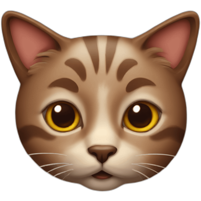 cat chocolate emoji