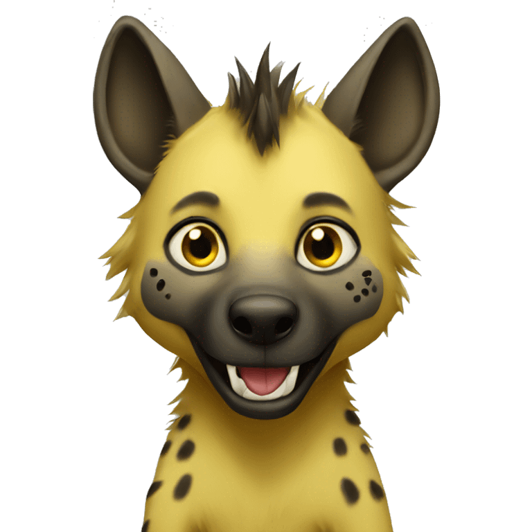 yellow hyena emoji