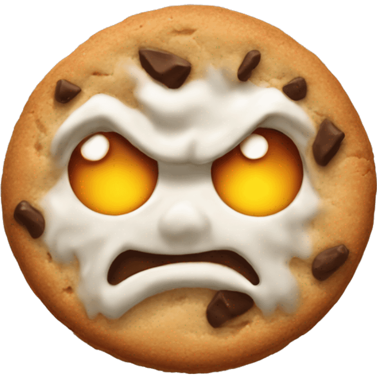 Mystic flour cookie angry  emoji