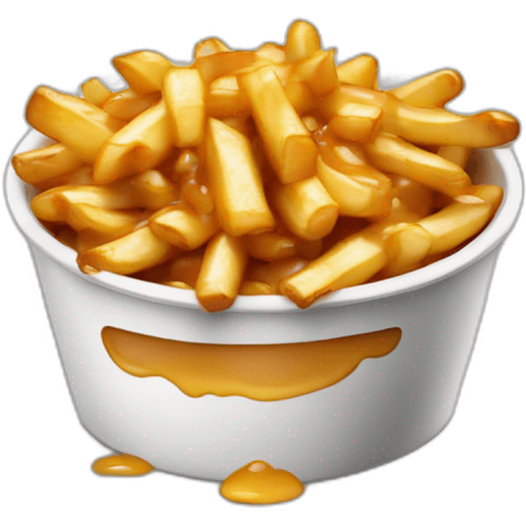 poutine avecun gros nez emoji