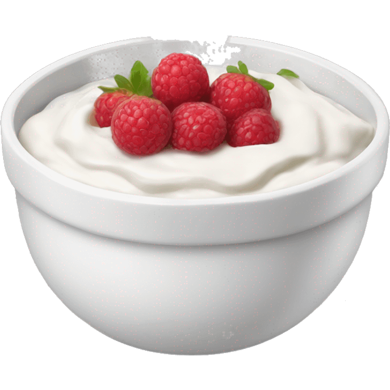 Yoghurt bowl emoji