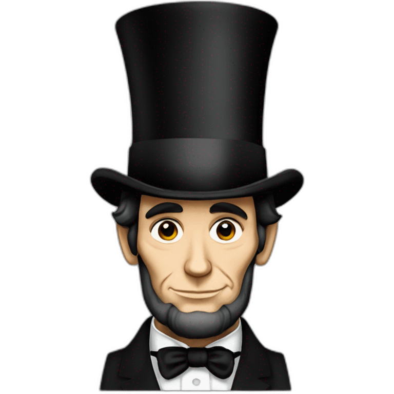 abe lincoln top hat emoji