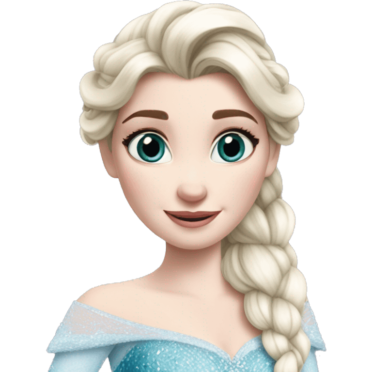 elsa from frozen like shrek emoji